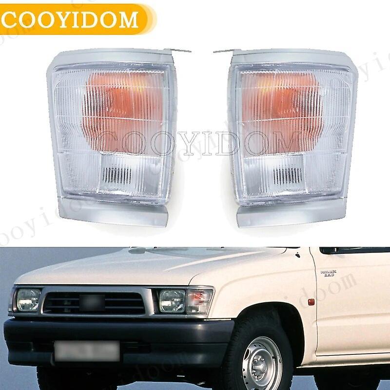 Scitoo Corner Light  For Toyota Hilux 1997 1998 1999 2000 2001 Headlight Wide Light Turn Signal Light  Side Marker  Chormed Trim Left and Right