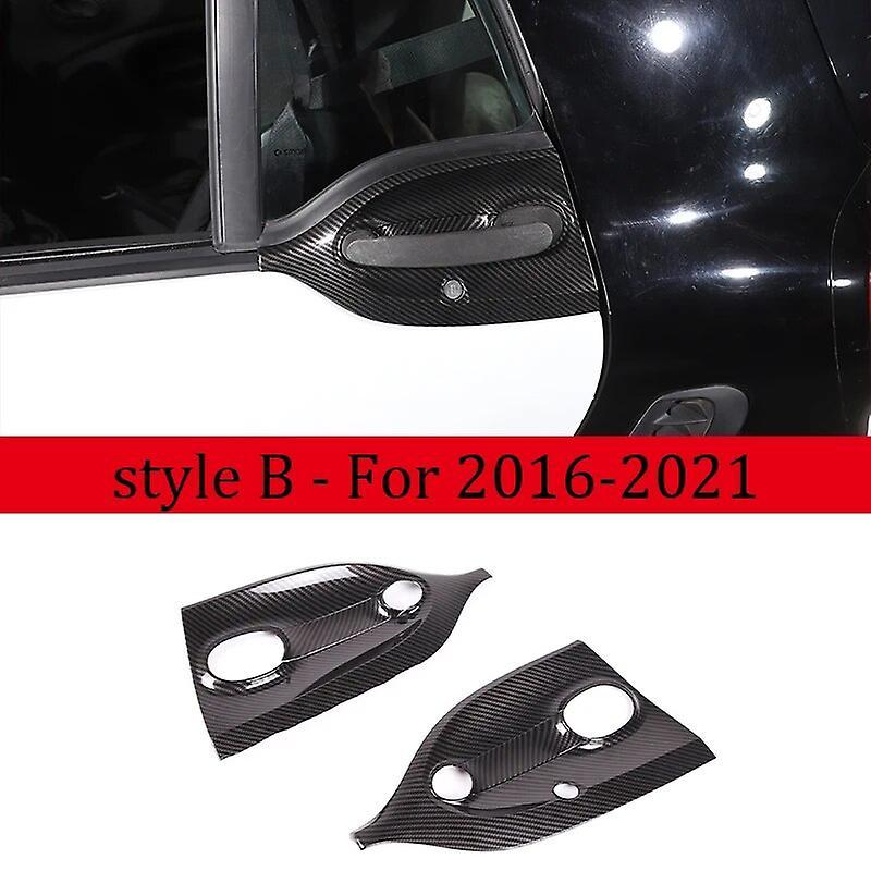 Cciyu Outside Door Handle Bowl Cover Trim Sticker For Mercedes Benz Smart 451 453 Fortwo Forfour 2009-2021 Lhd Car Styling Accessories B For 2016-2...