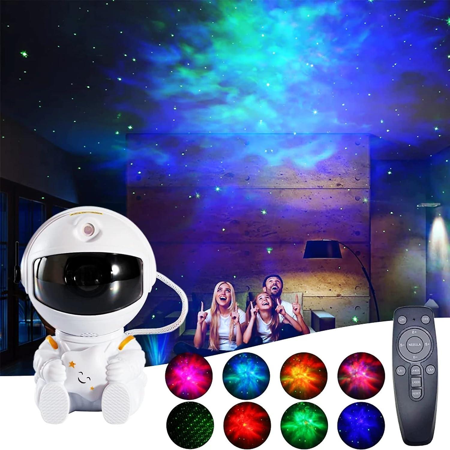 Heytea Goodream Star Projector Galaxy Night Light, Starry Nebula Ceiling LED Lamp Room Decor with Remote, Astronaut Gifts for Kids Adults for Bedroom