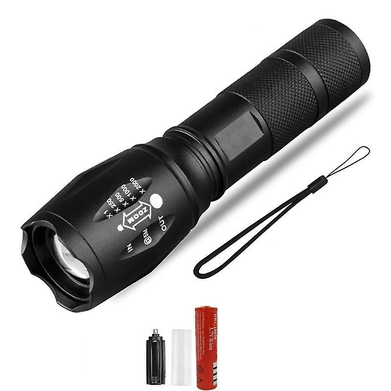 Slowmoose Ultra Bright, Waterproof And 5 Mode Zoomable-mini Torch For Camping L2-8000 Lumens