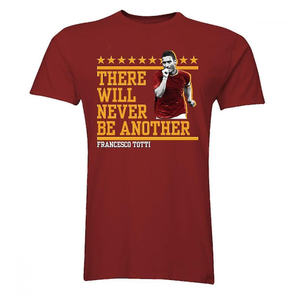 Gildan Francesco Totti There Will Never Be Another T-Shirt (Burgundy) SW