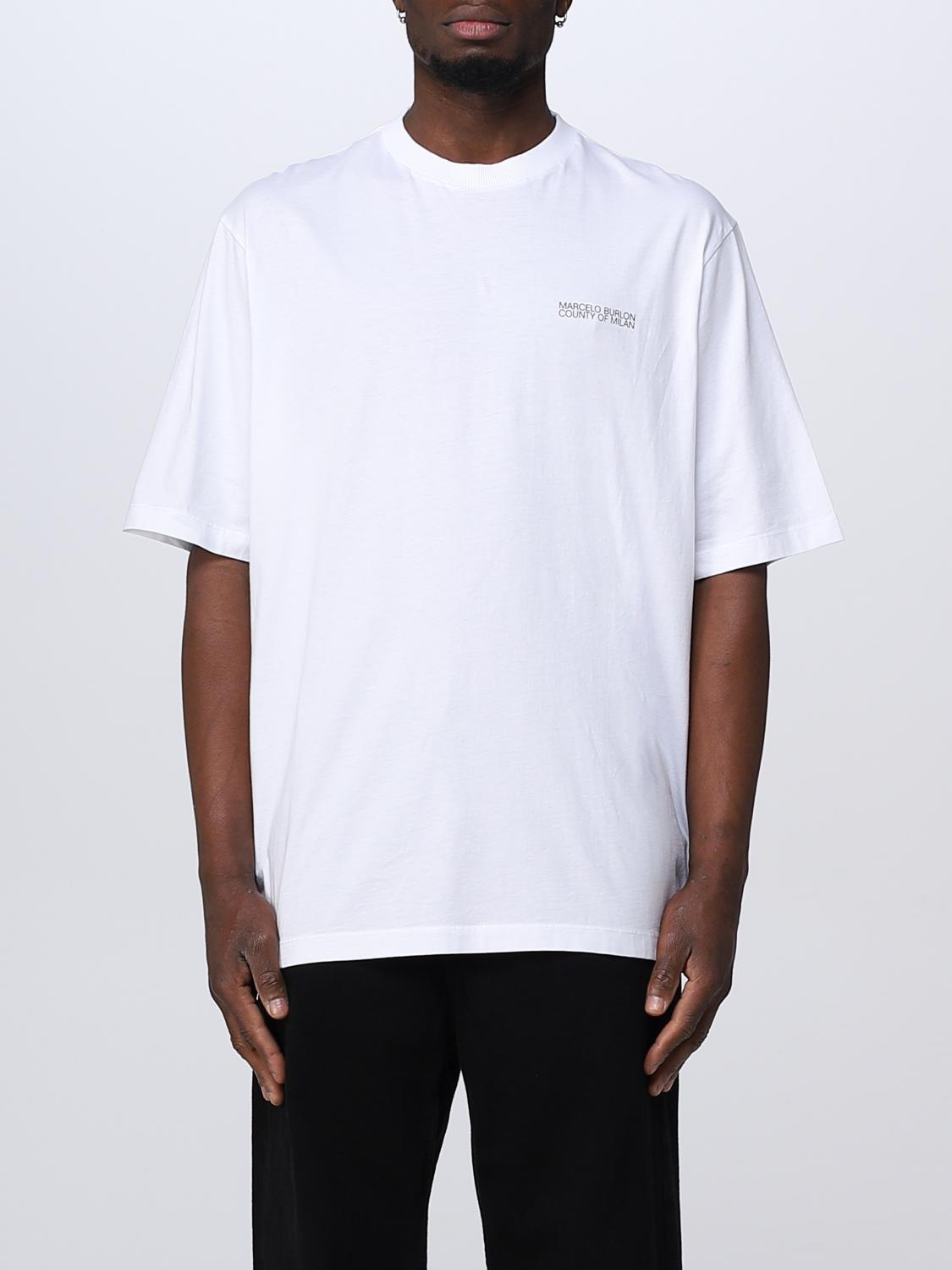 T-Shirt MARCELO BURLON Men colour White