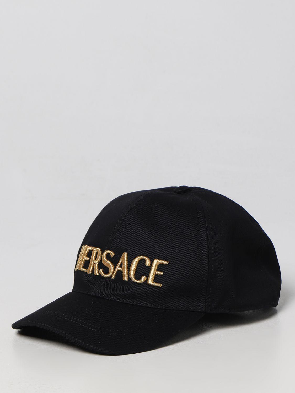 Hat VERSACE Men colour Black