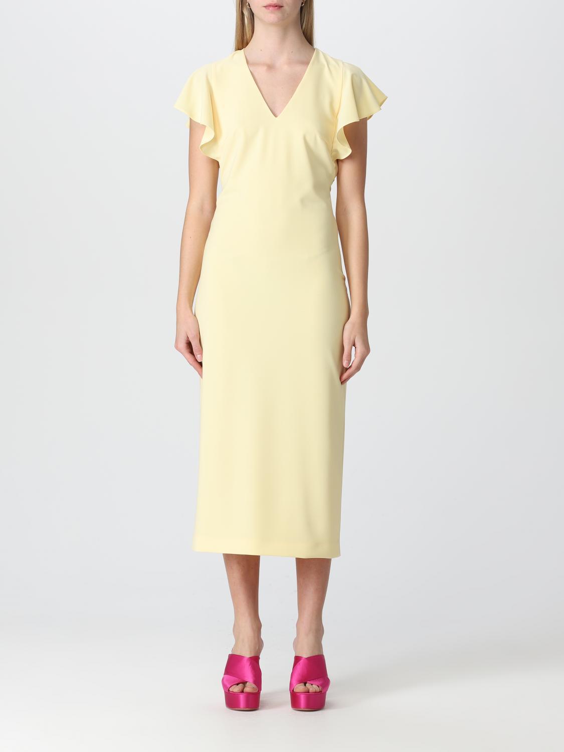 Dress PATRIZIA PEPE Woman colour Yellow