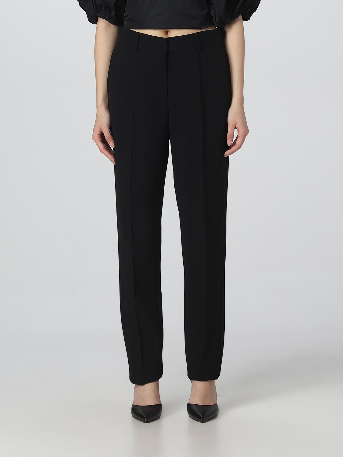 Trousers EMPORIO ARMANI Woman colour Black