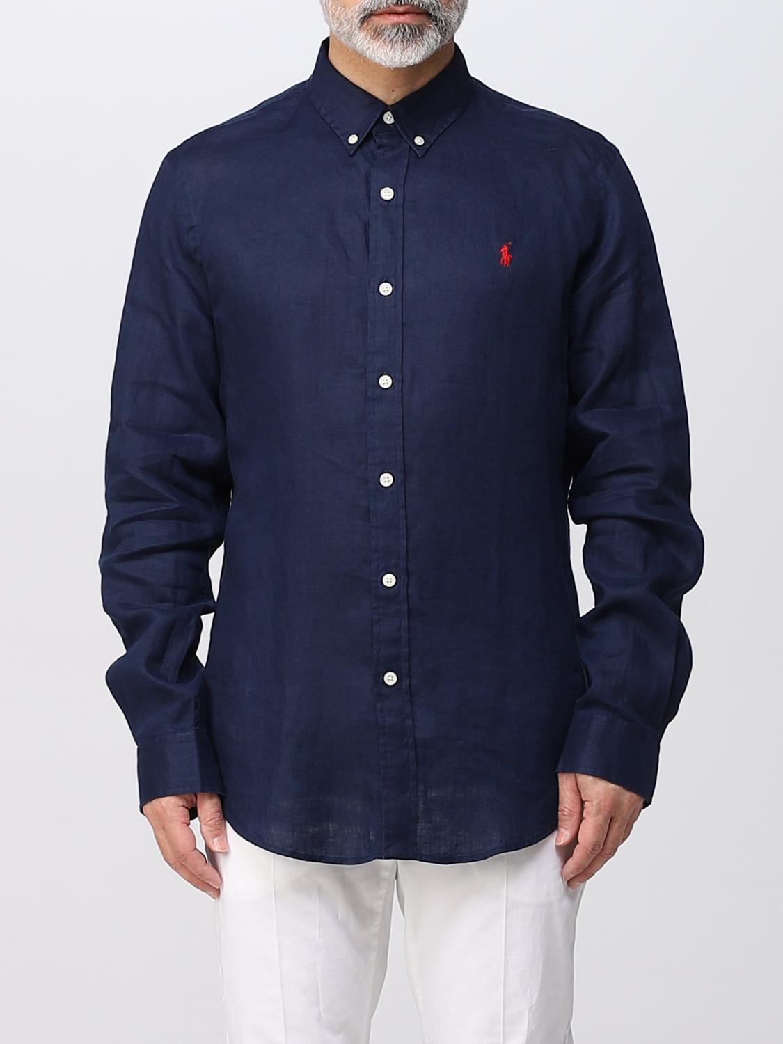 Shirt POLO RALPH LAUREN Men colour Blue