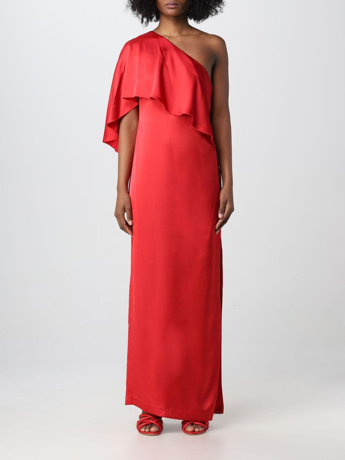 Dress LAUREN RALPH LAUREN Woman colour Red