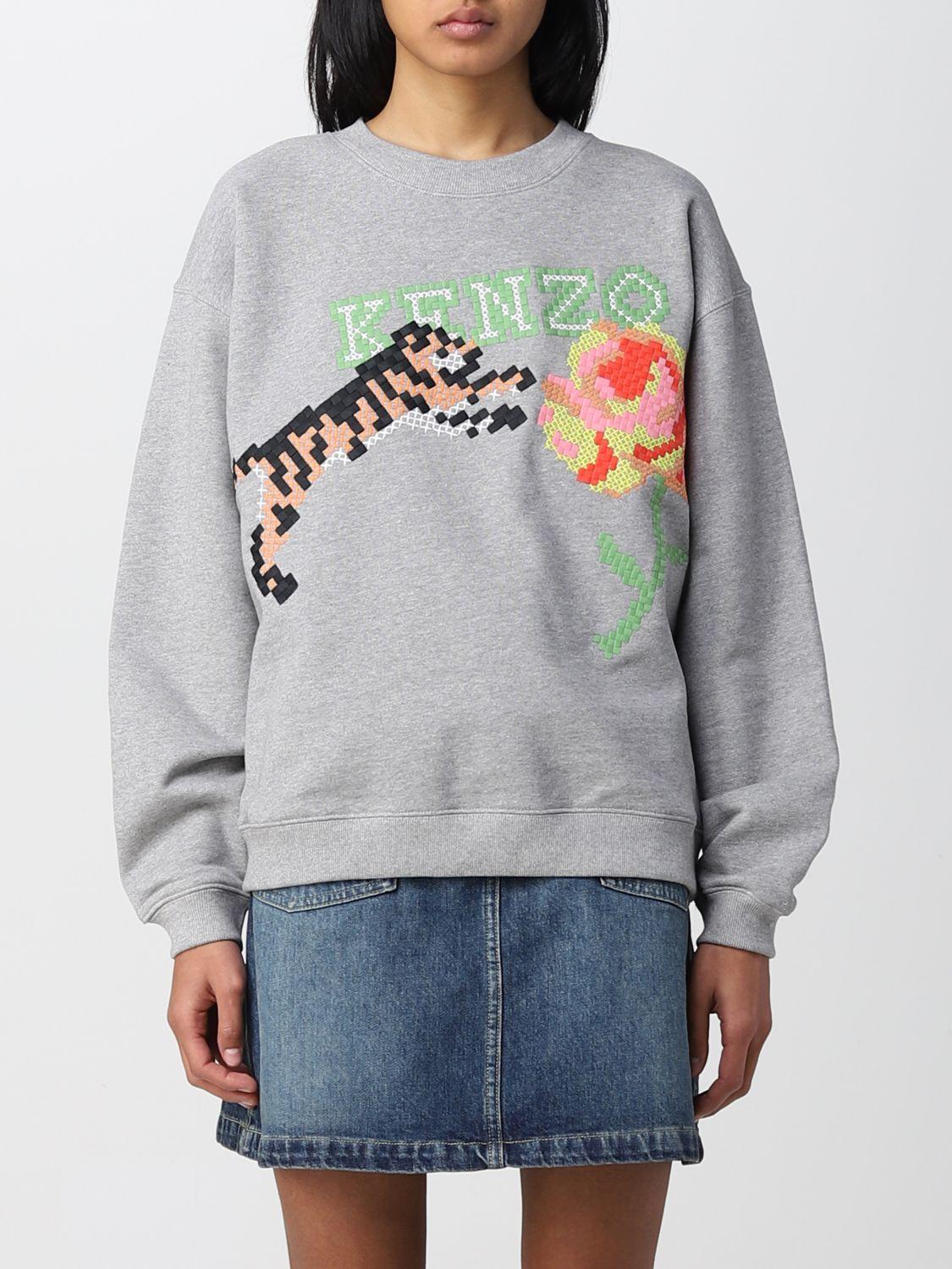 Sweatshirt KENZO Woman colour Grey