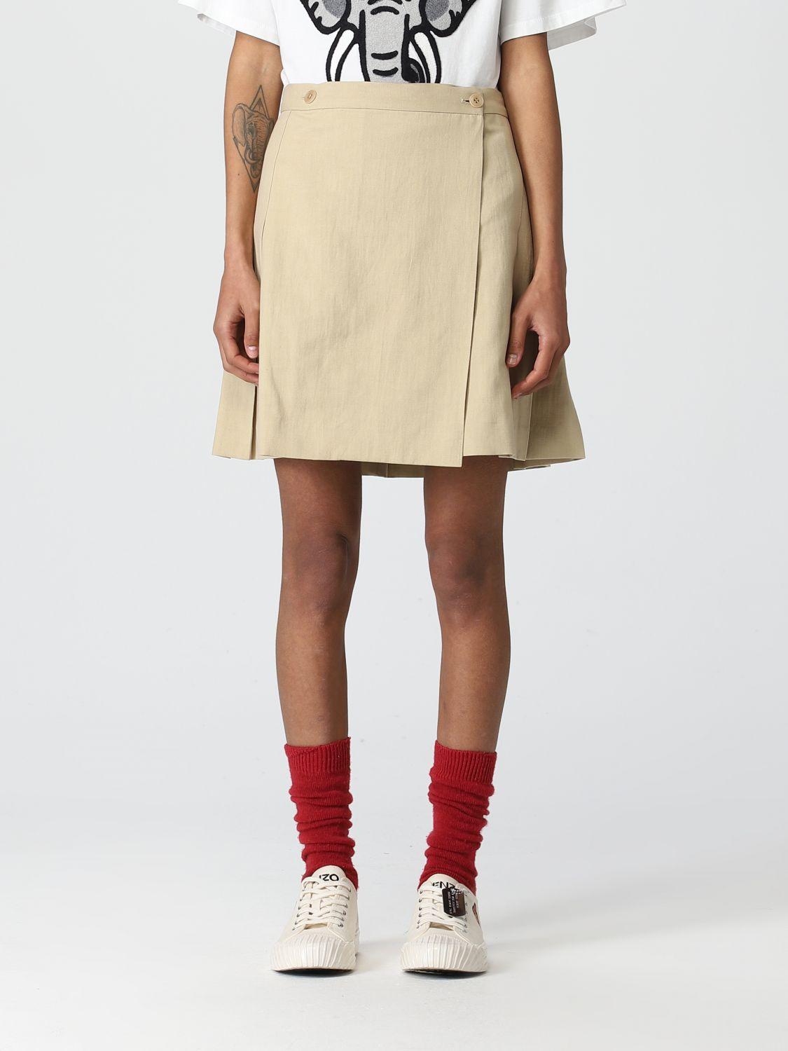 Skirt KENZO Woman colour Beige