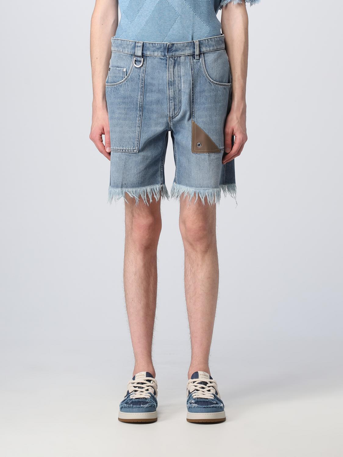 Short FENDI Men colour Denim