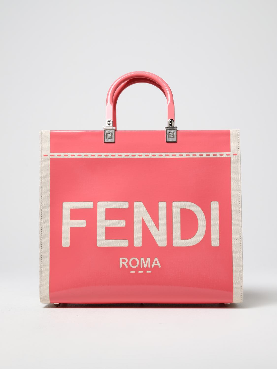 Tote Bags FENDI Woman colour Pink