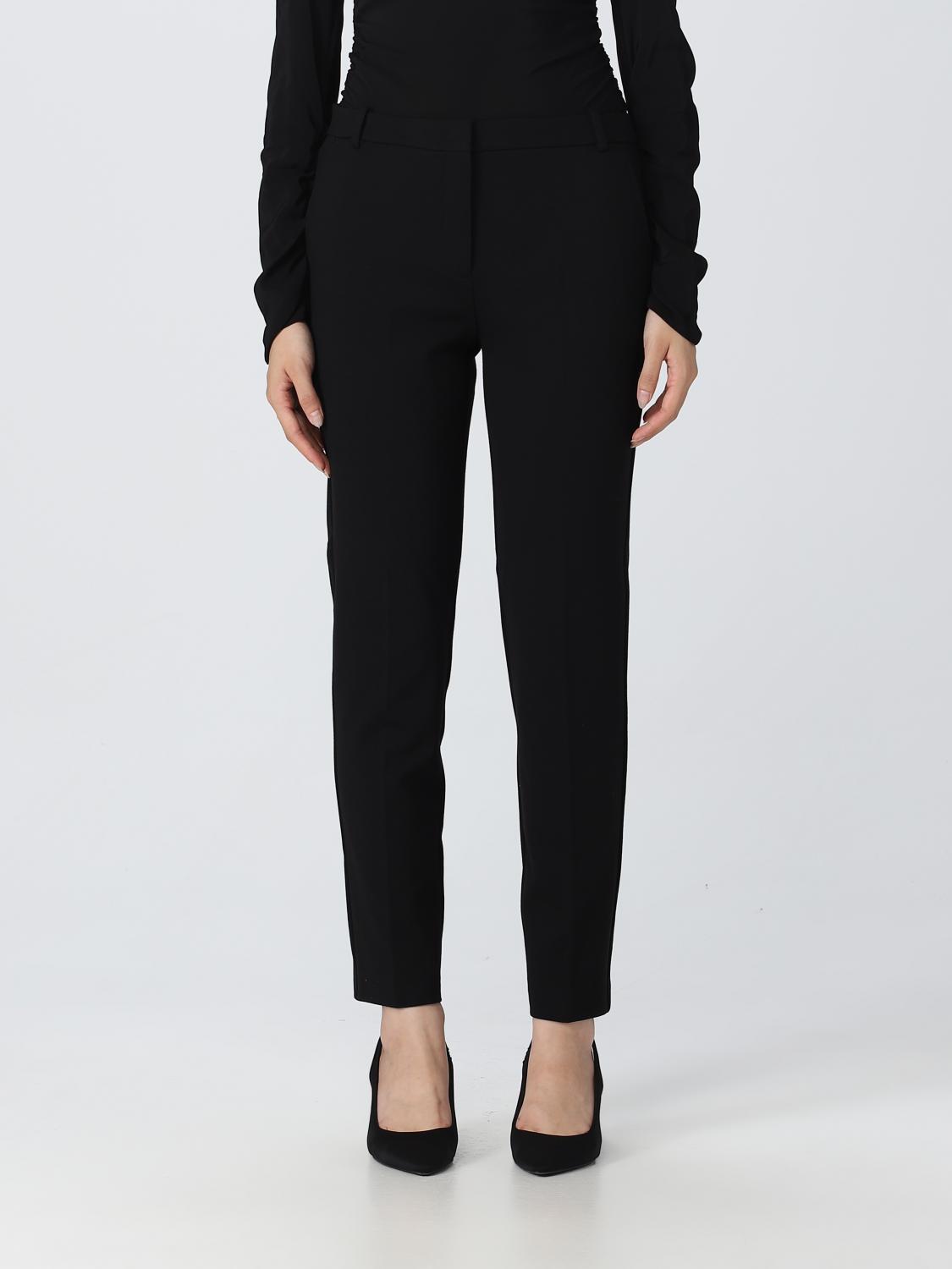 Trousers PINKO Woman colour Black