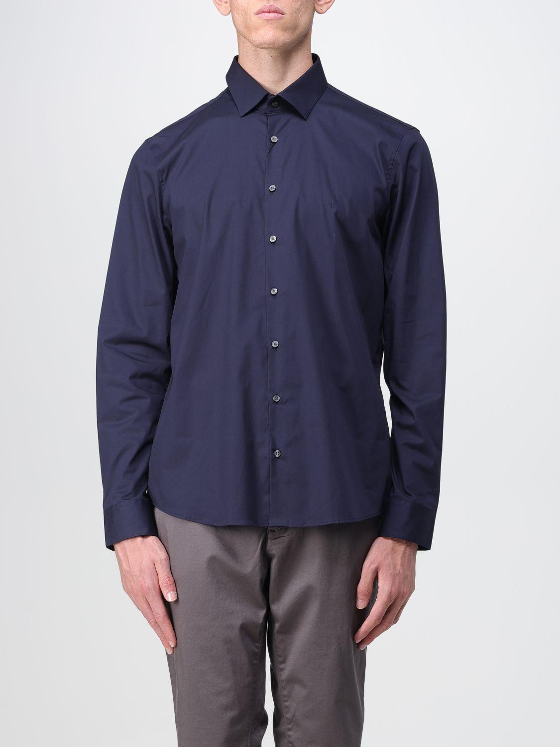 Shirt CALVIN KLEIN Men colour Blue