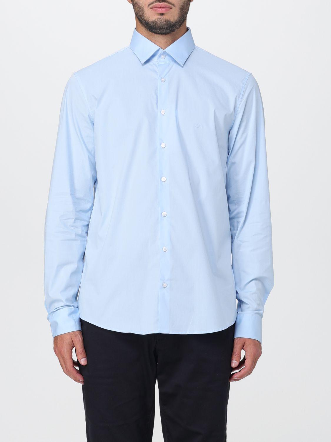 Shirt CALVIN KLEIN Men colour Gnawed Blue