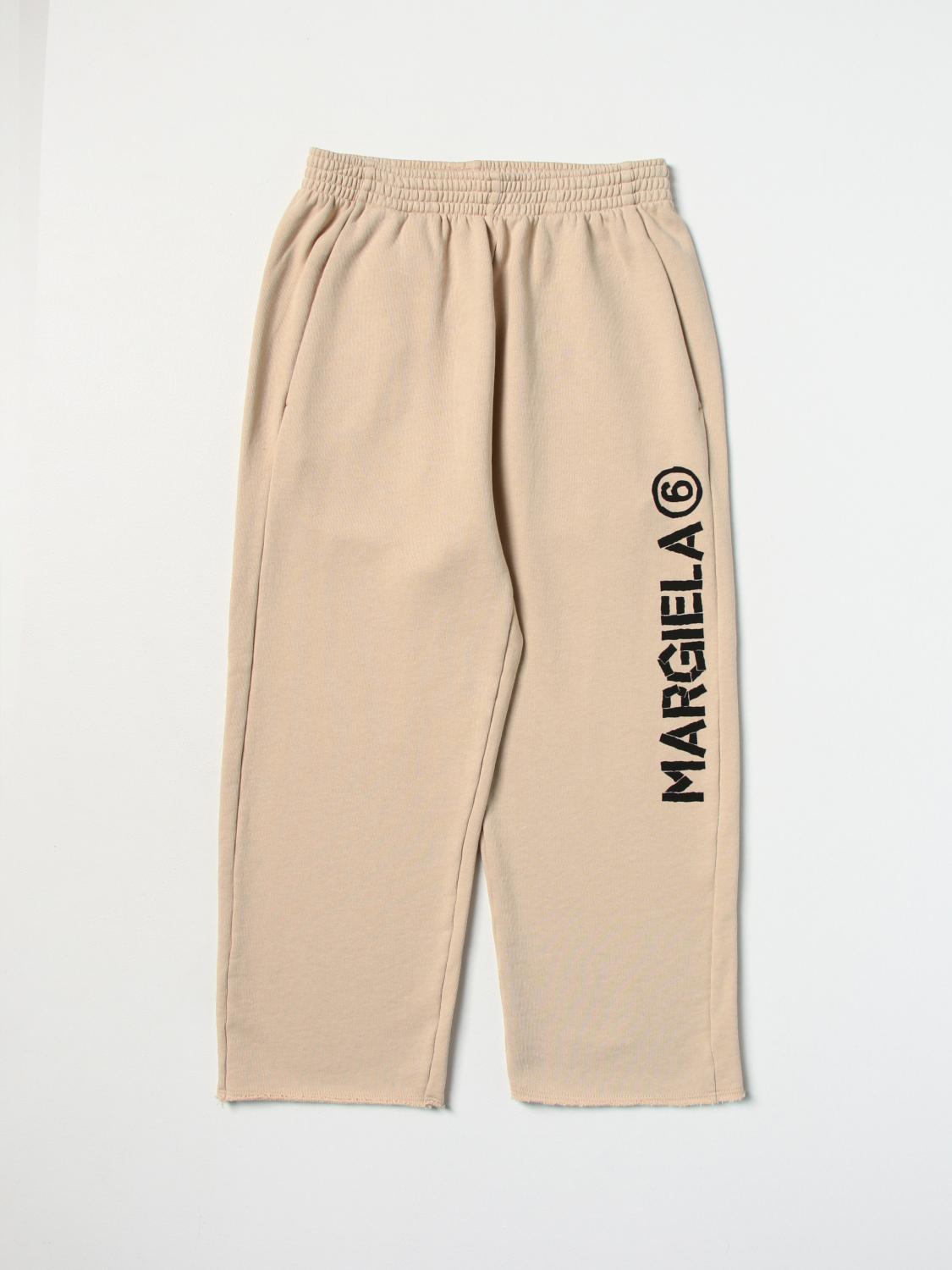 Trousers MM6 MAISON MARGIELA Kids colour Beige