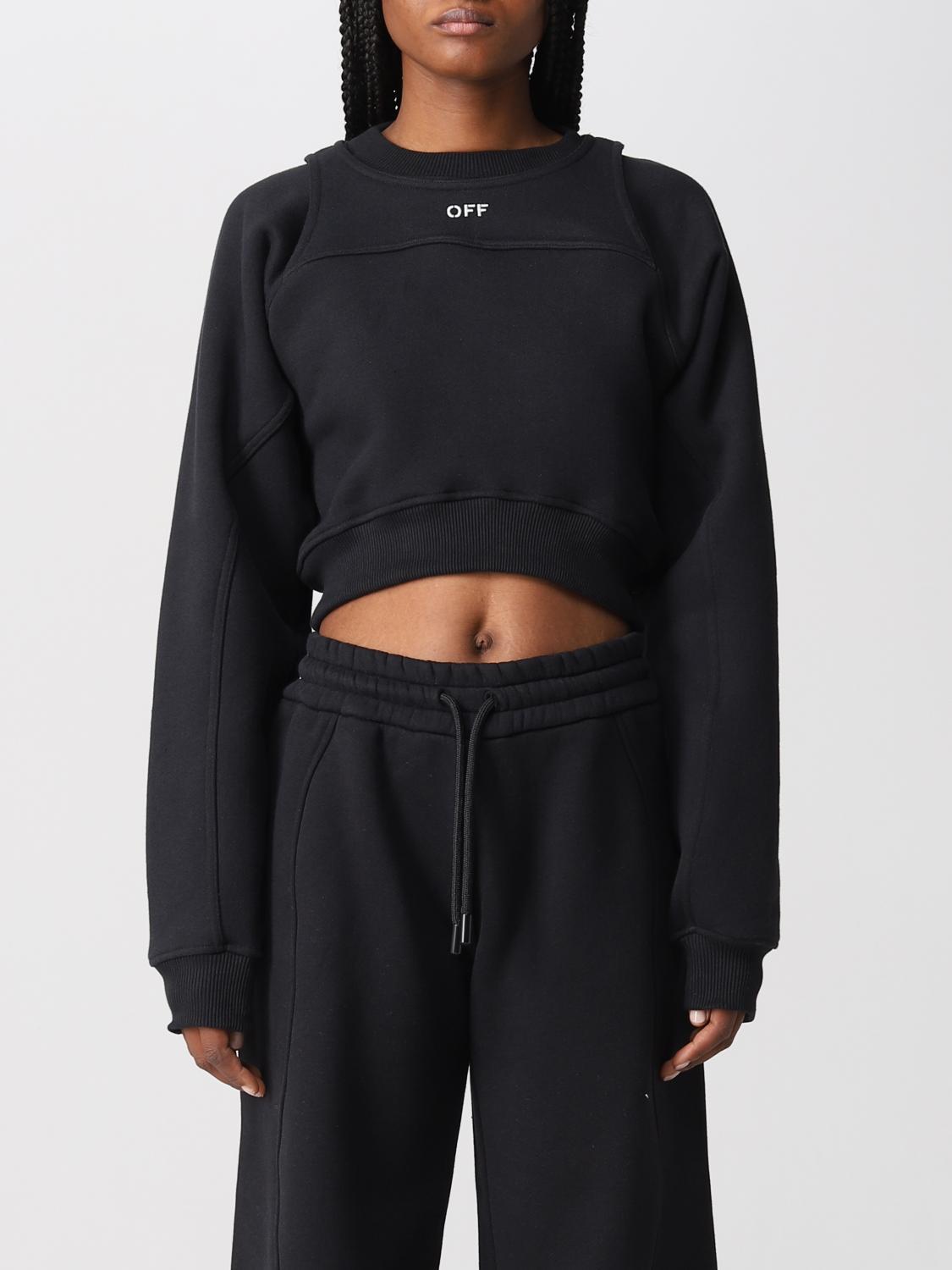 Sweatshirt OFF-WHITE Woman colour Black