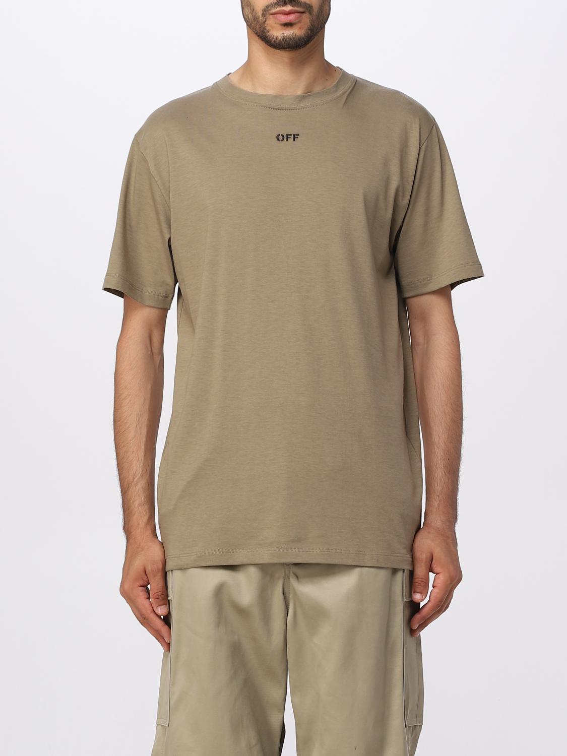 T-Shirt OFF-WHITE Men colour Beige