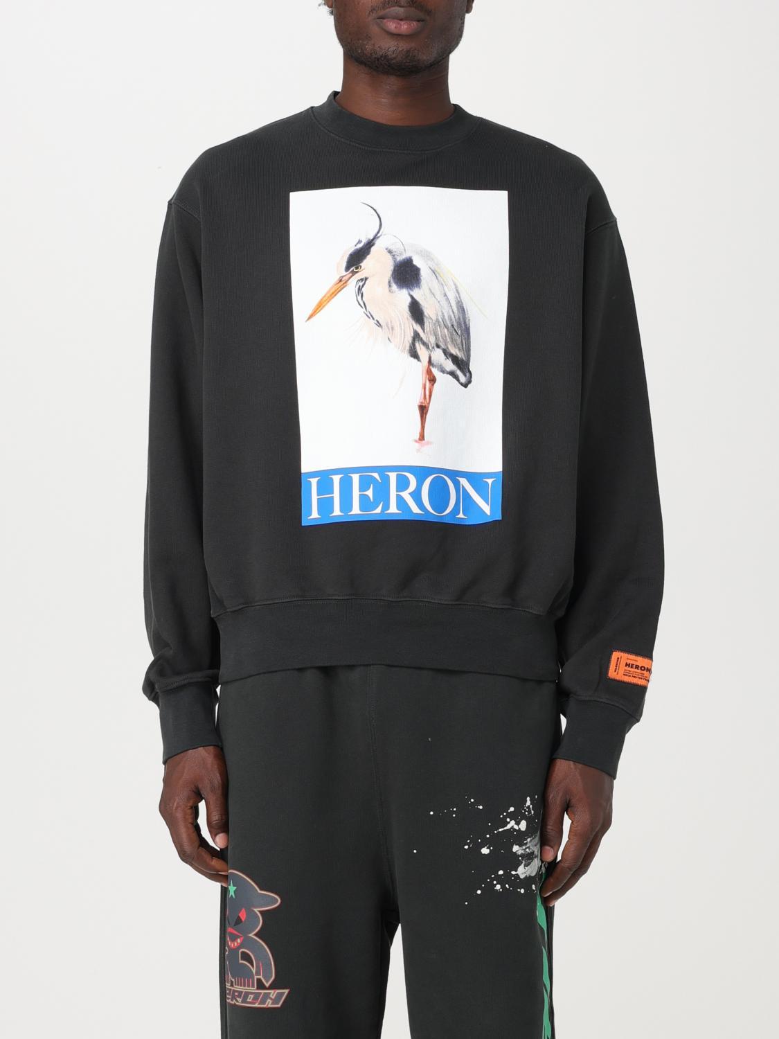 Sweatshirt HERON PRESTON Men colour Black