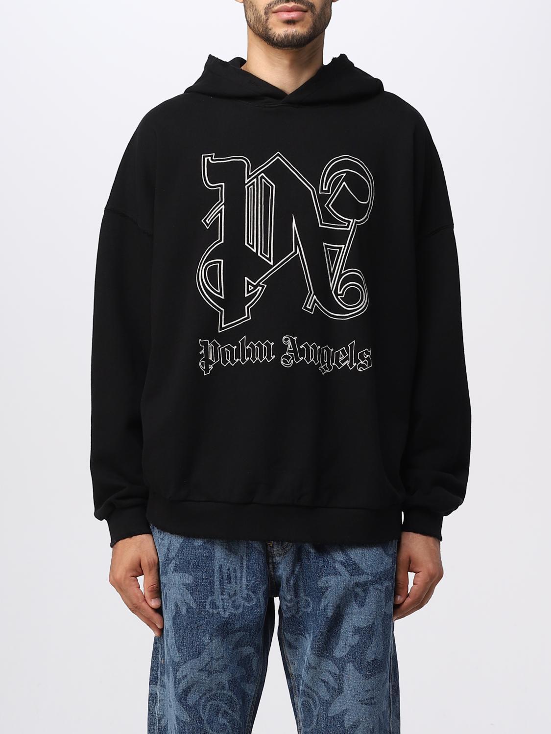 Sweatshirt PALM ANGELS Men colour Black