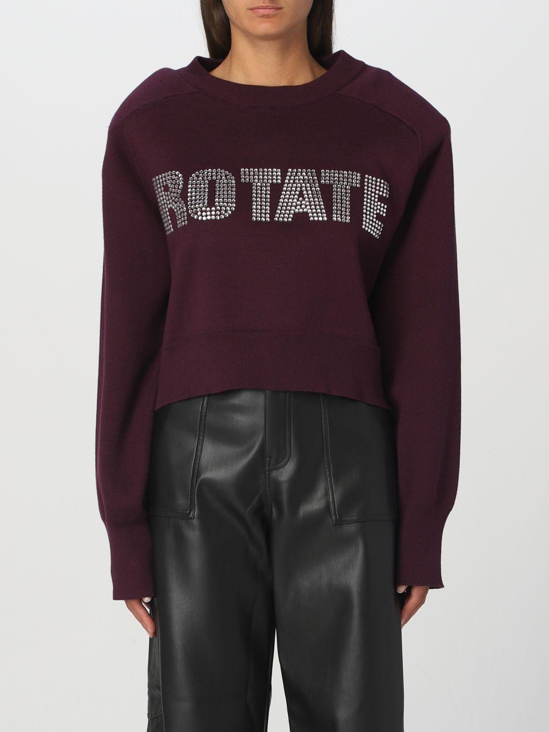 Jumper ROTATE Woman colour Burgundy