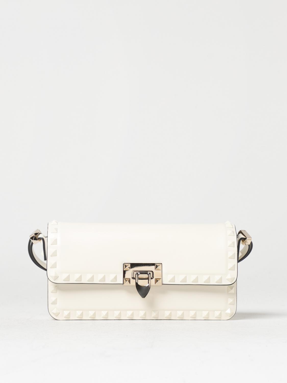 Shoulder Bag VALENTINO GARAVANI Woman colour Yellow Cream