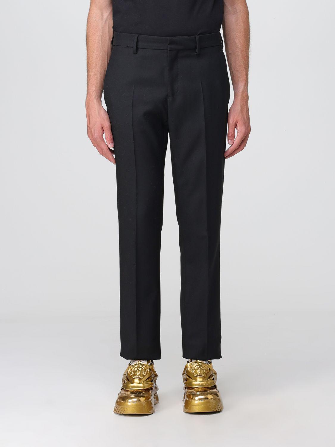 Trousers VERSACE Men colour Black