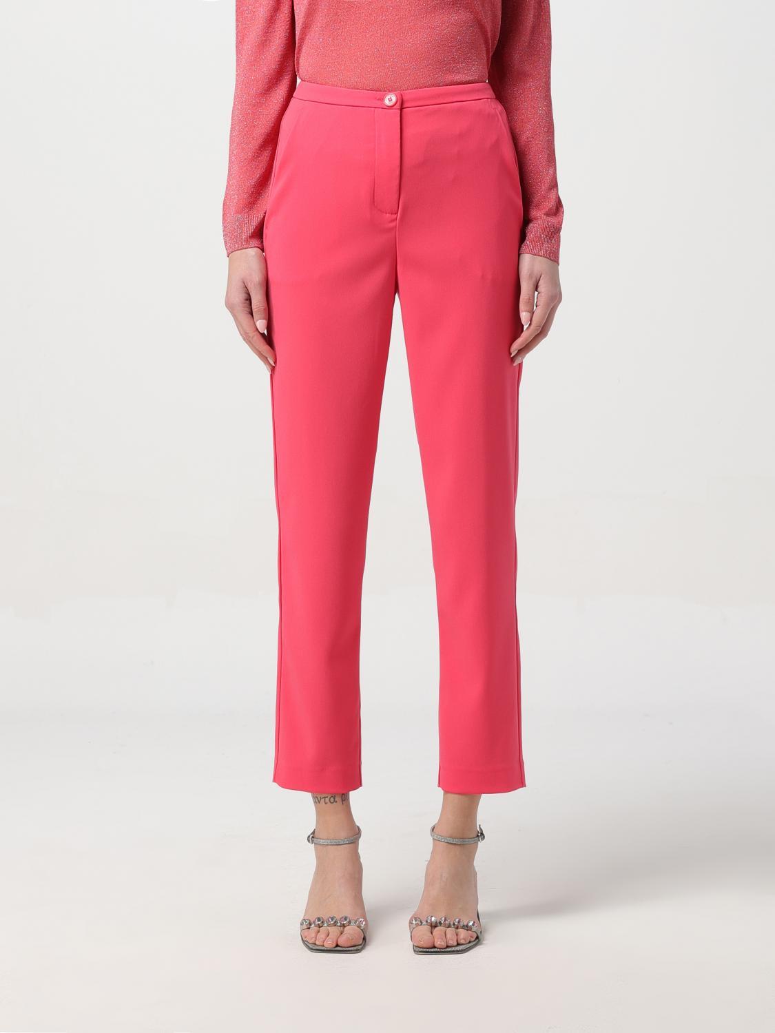 Trousers PATRIZIA PEPE Woman colour Fuchsia