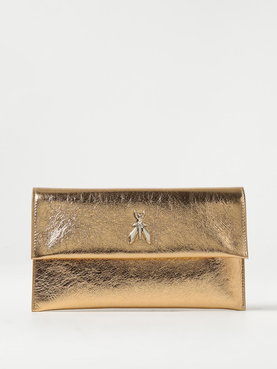 Clutch PATRIZIA PEPE Woman colour Gold