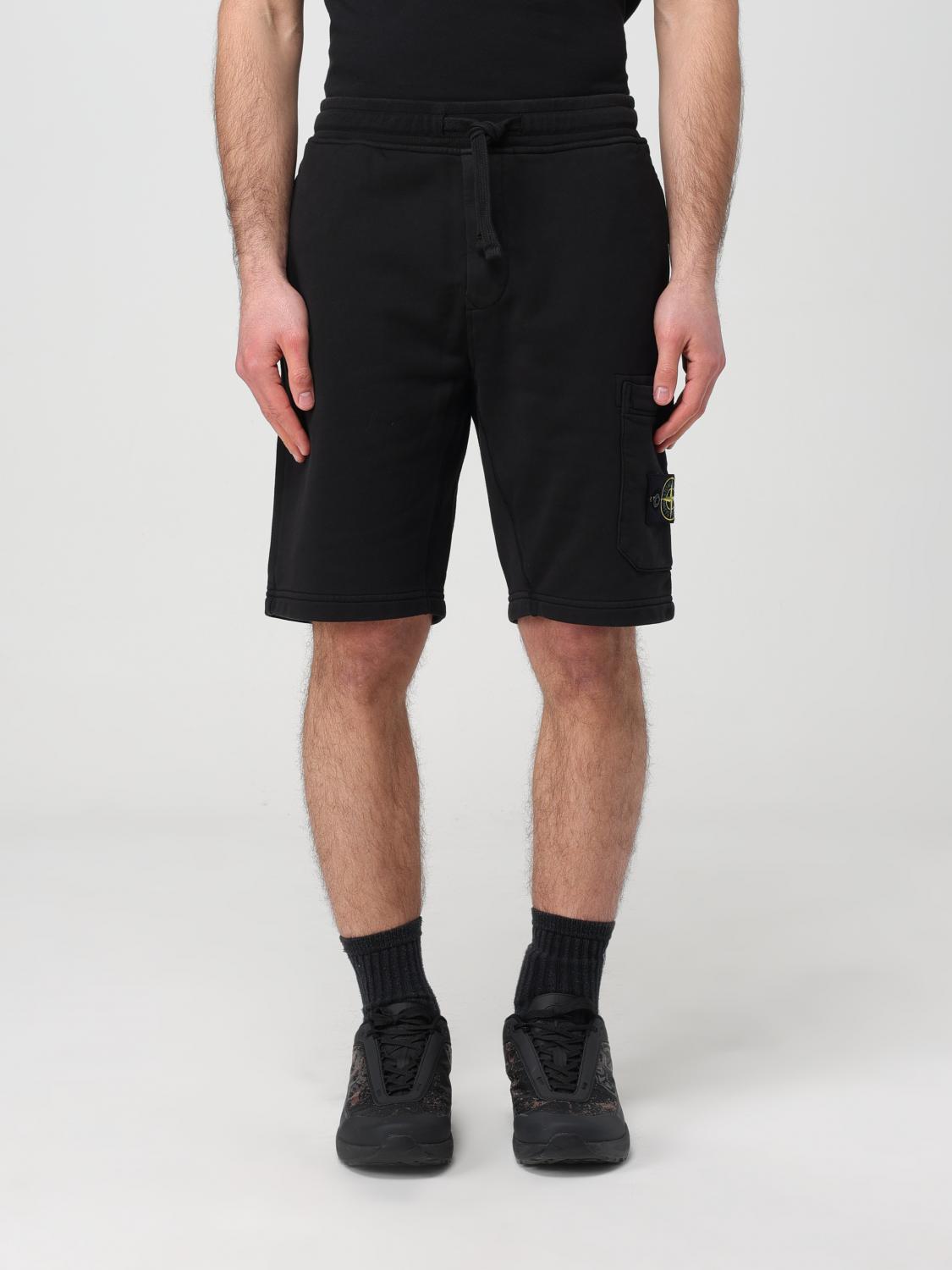 Short STONE ISLAND Men colour Black