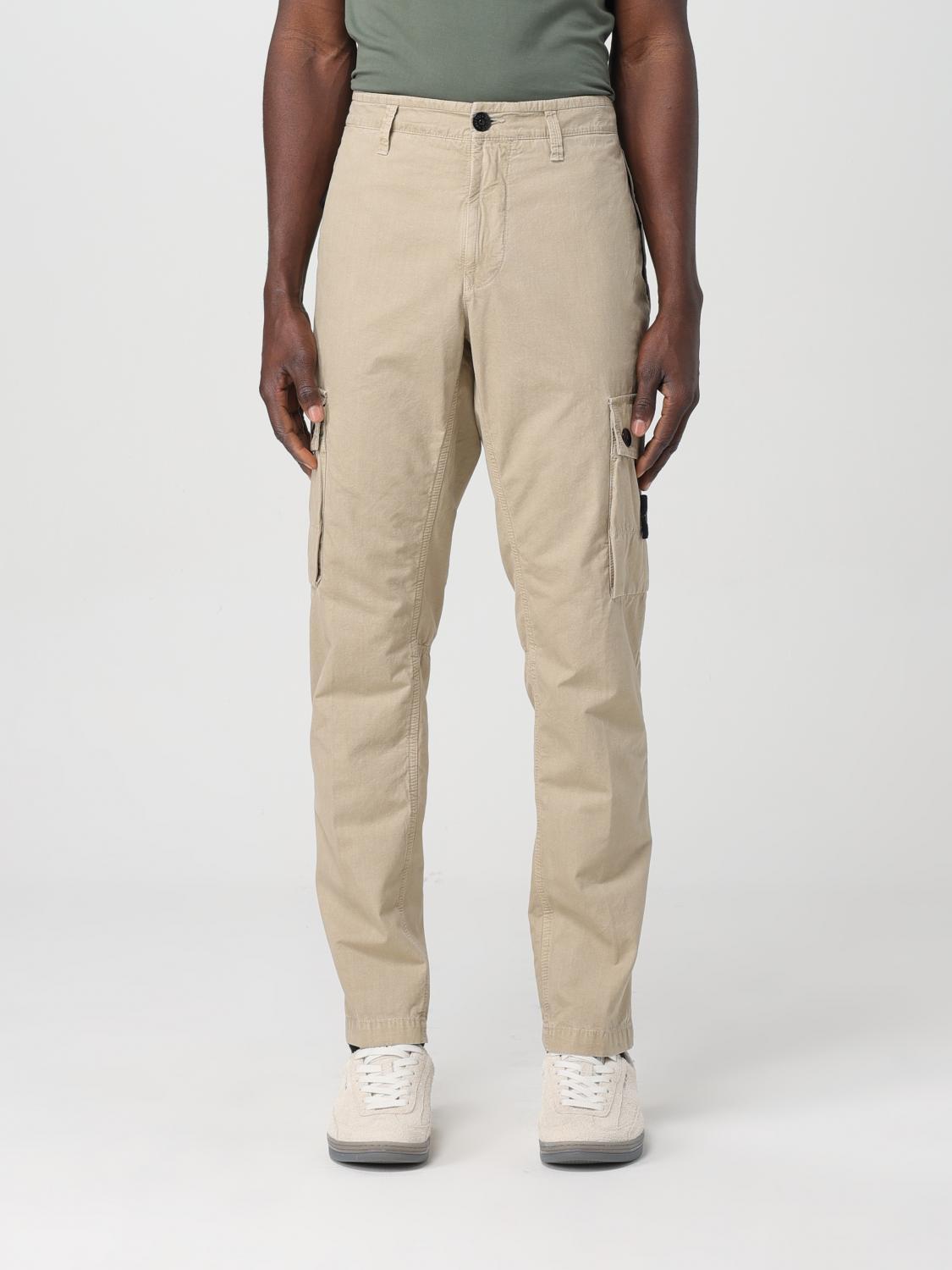 Trousers STONE ISLAND Men colour Sand