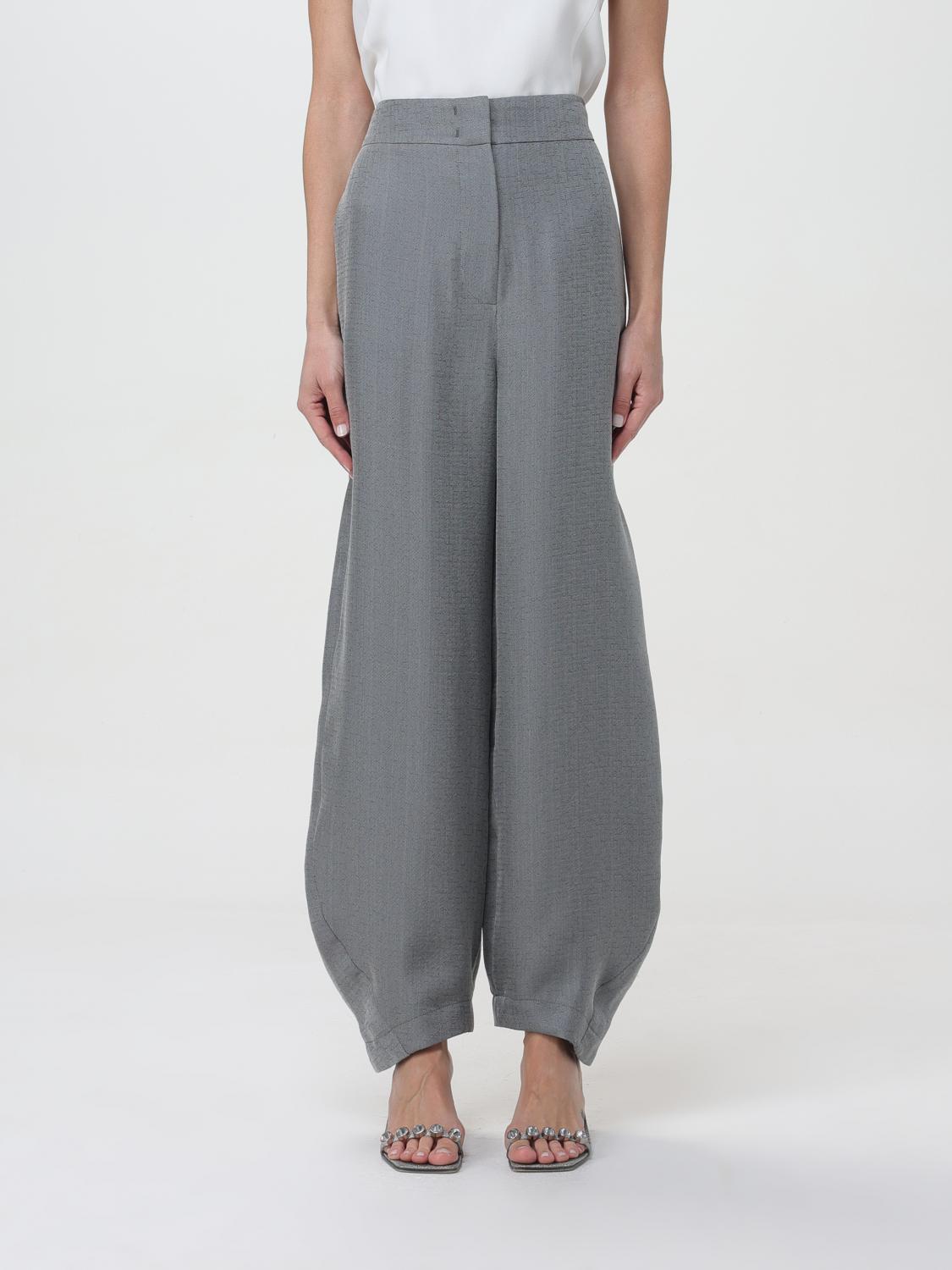 Trousers EMPORIO ARMANI Woman colour Grey