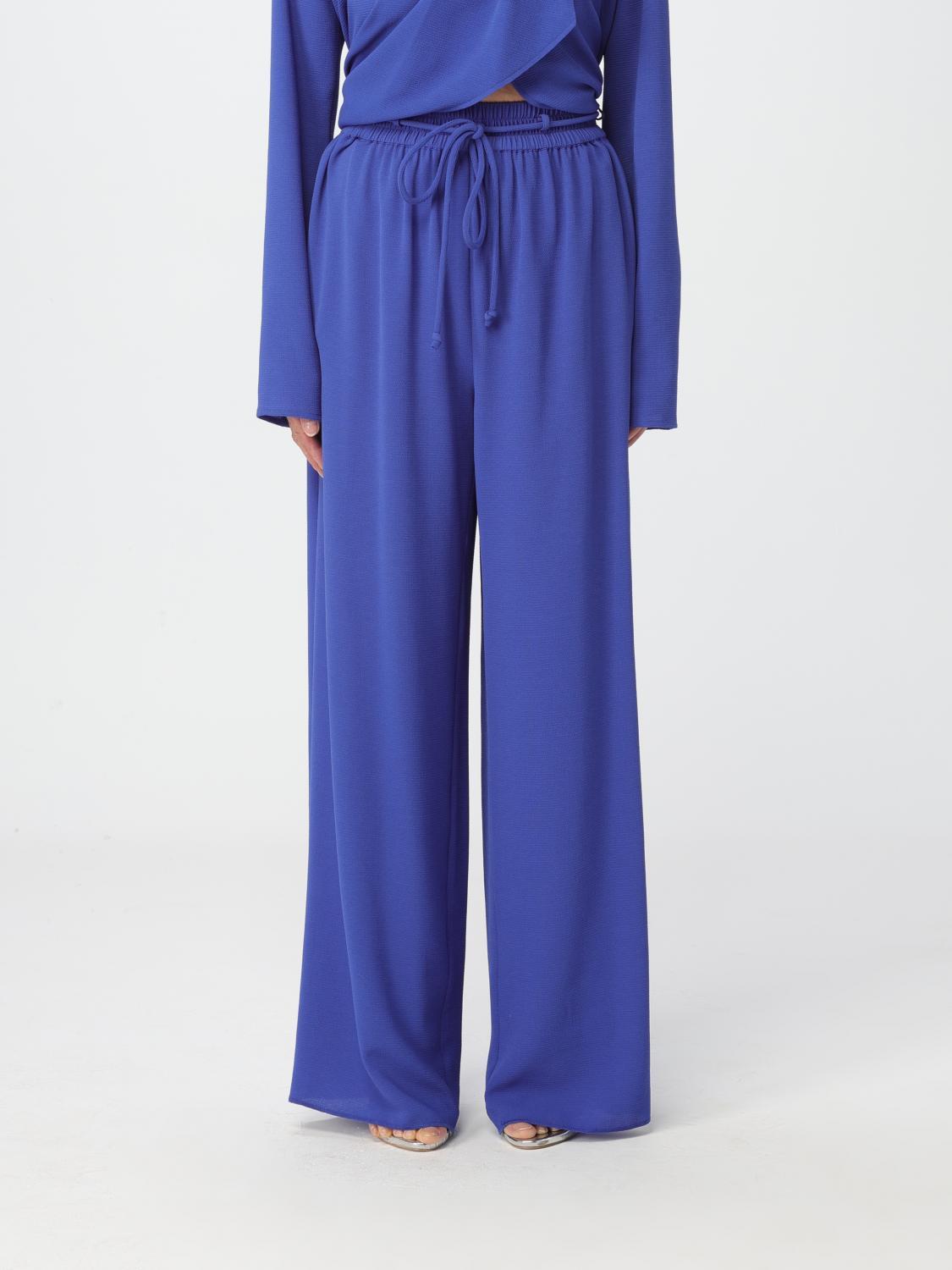 Trousers EMPORIO ARMANI Woman colour Blue