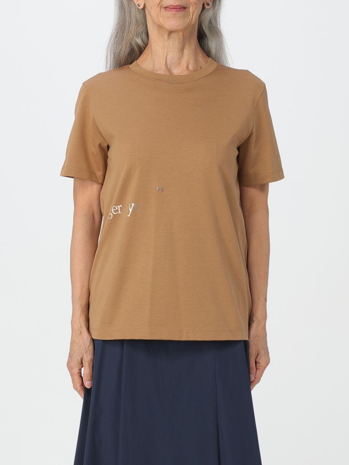 T-Shirt 'S MAX MARA Woman colour Camel