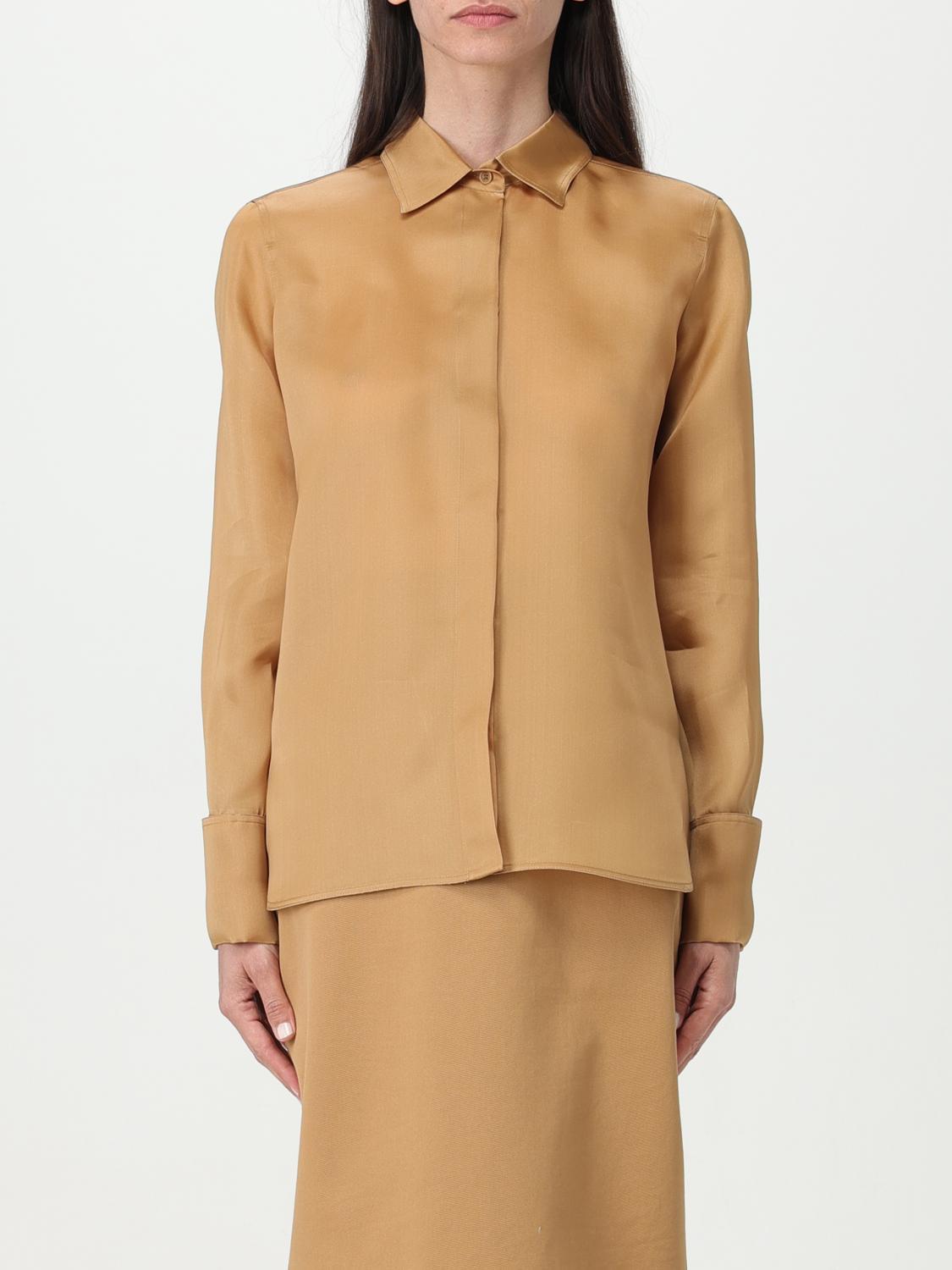 Shirt MAX MARA Woman colour Leather