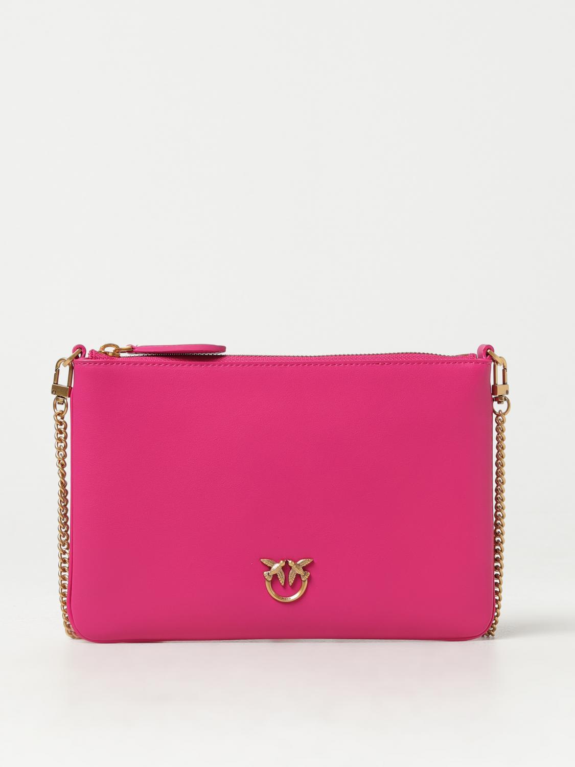 Clutch PINKO Woman colour Fuchsia