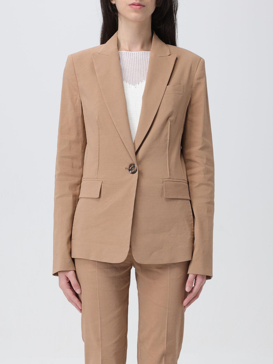 Blazer PINKO Woman colour Beige