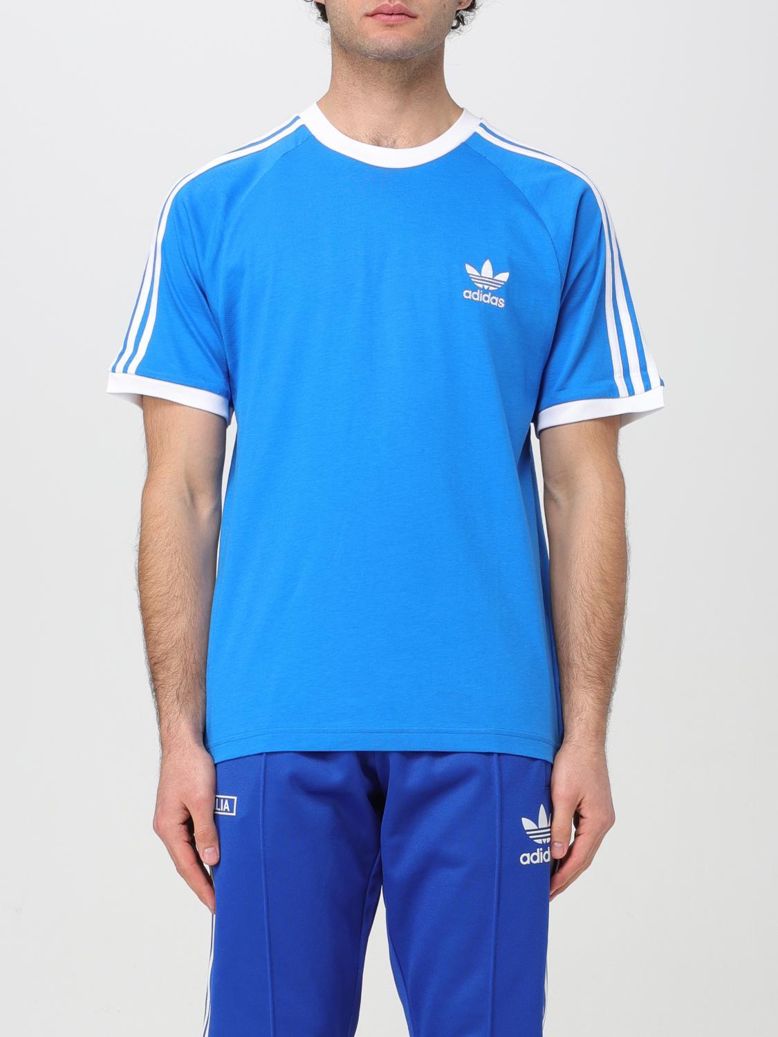 T-Shirt ADIDAS ORIGINALS Men colour Gnawed Blue