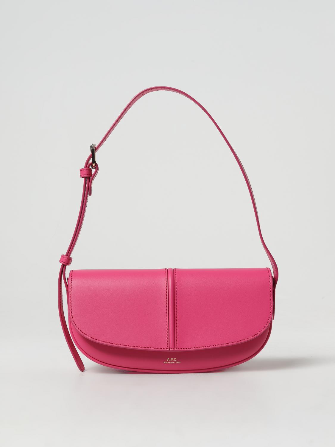 Shoulder Bag A.P.C. Woman colour Fuchsia