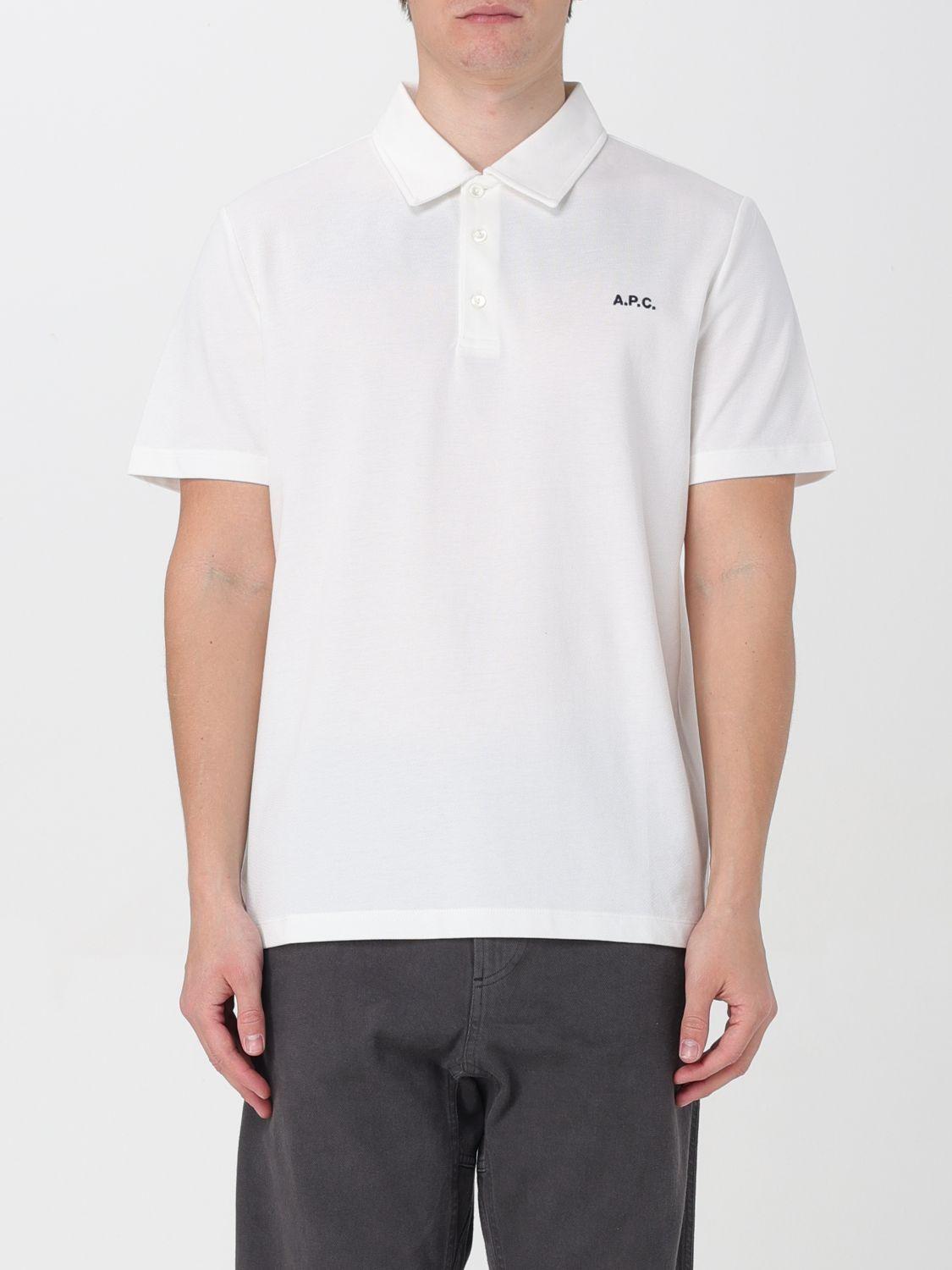 Polo Shirt A.P.C. Men colour White