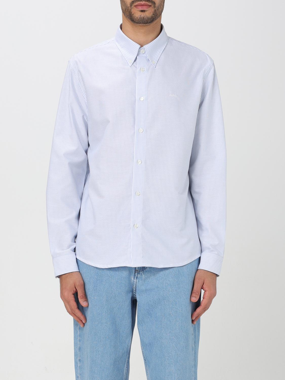 Shirt A.P.C. Men colour Gnawed Blue