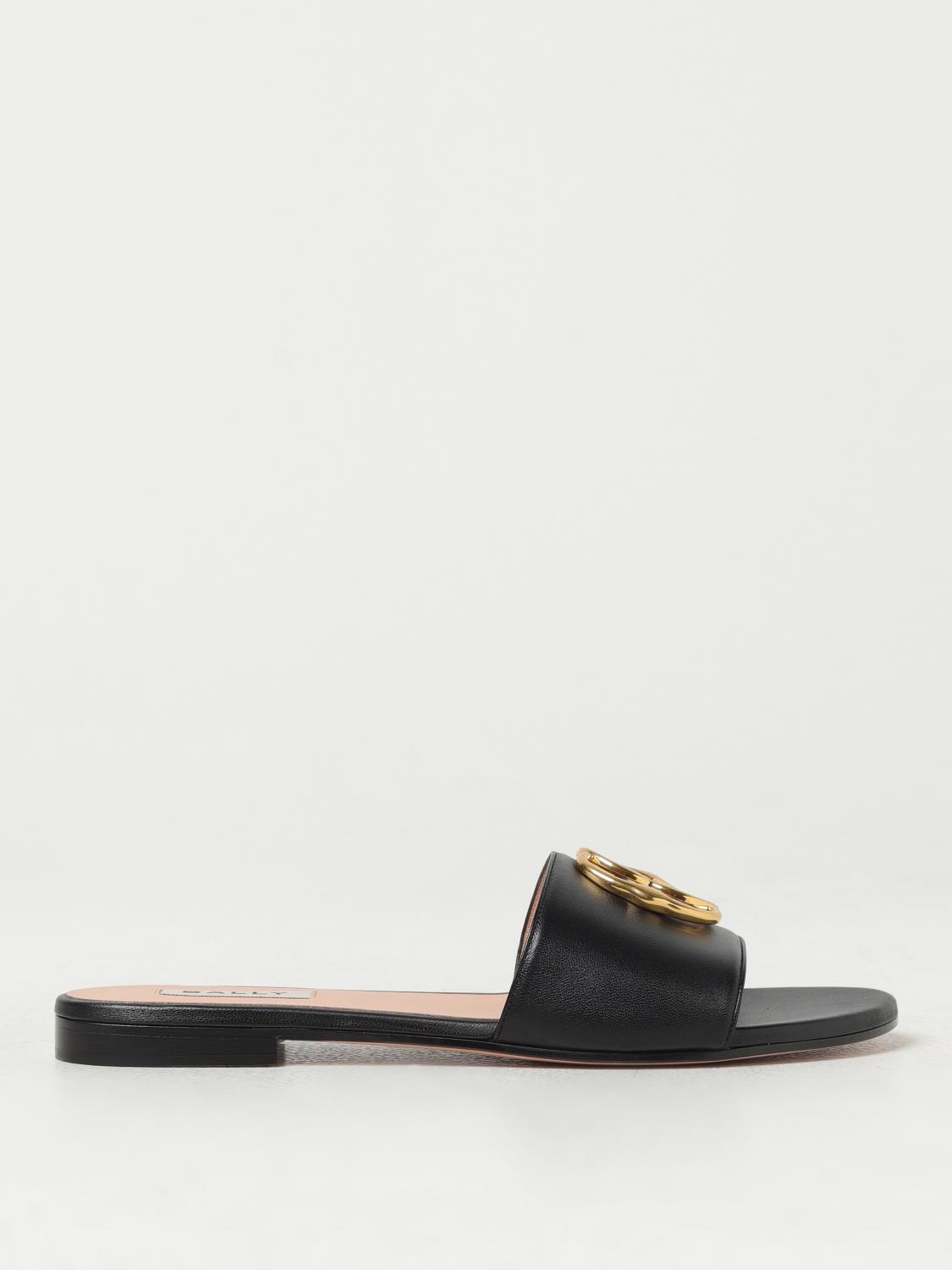 Flat Sandals BALLY Woman colour Black