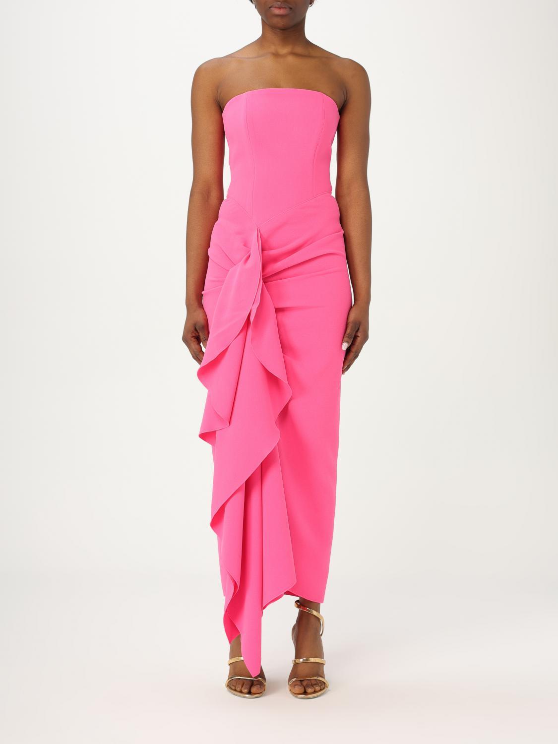 Dress SOLACE LONDON Woman colour Fuchsia