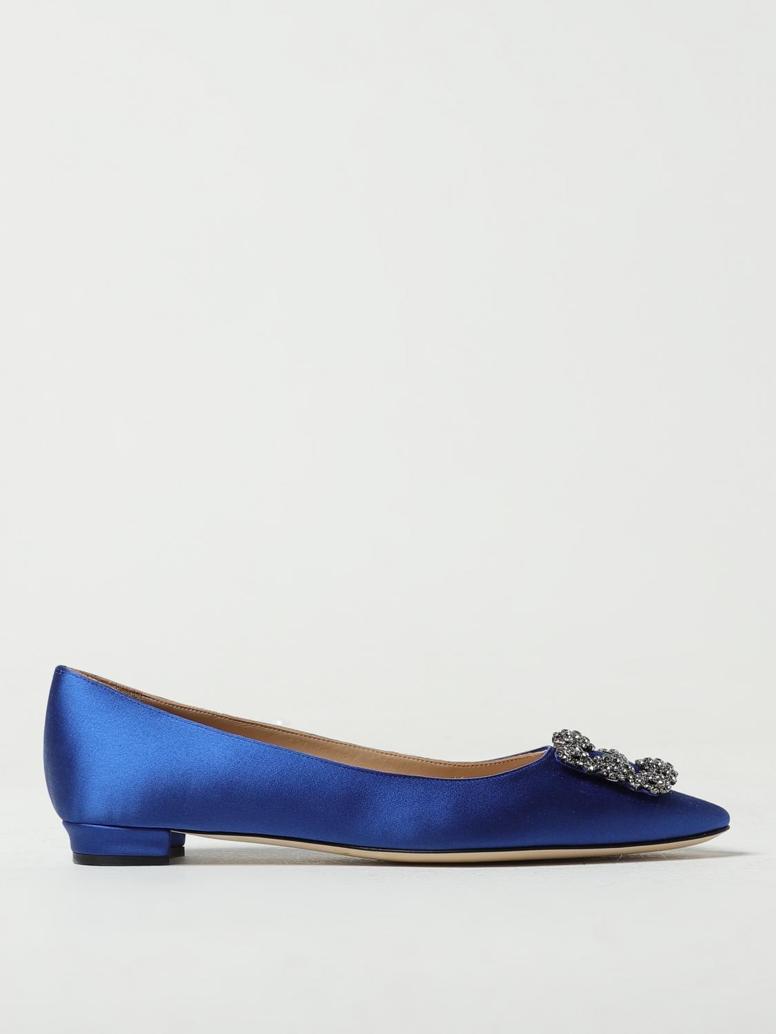 Ballet Pumps MANOLO BLAHNIK Woman colour Royal Blue