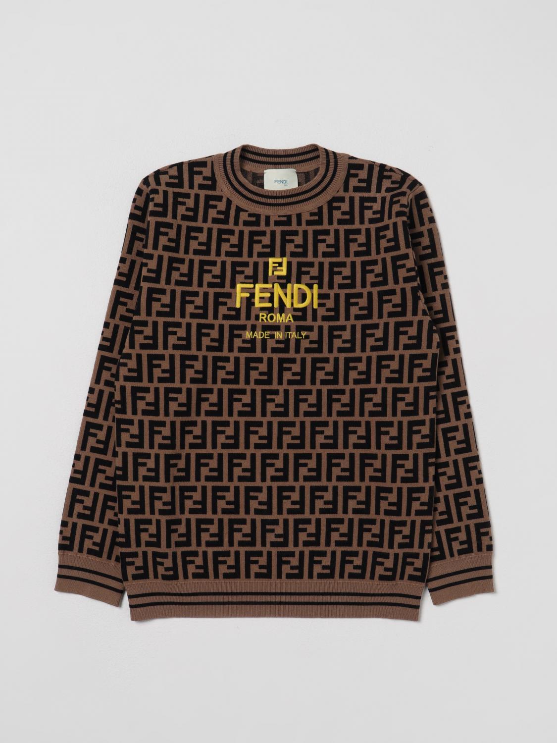 Jumper FENDI KIDS Kids colour Tobacco