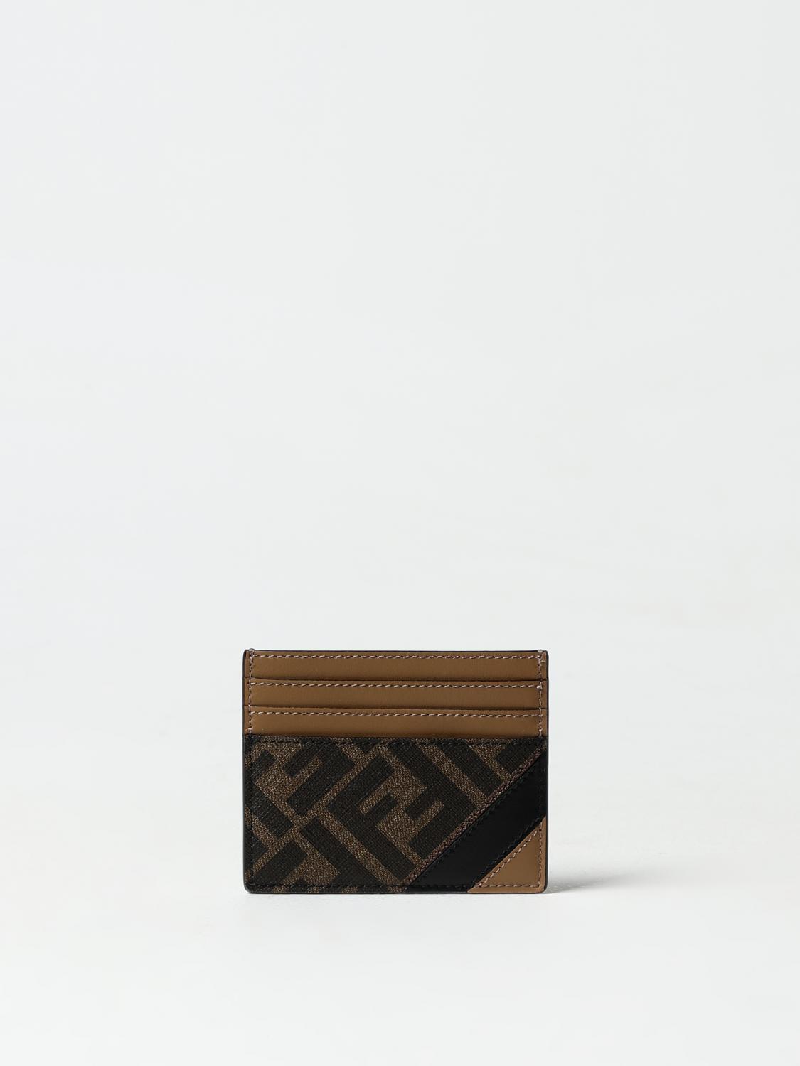 Wallet FENDI Men colour Tobacco