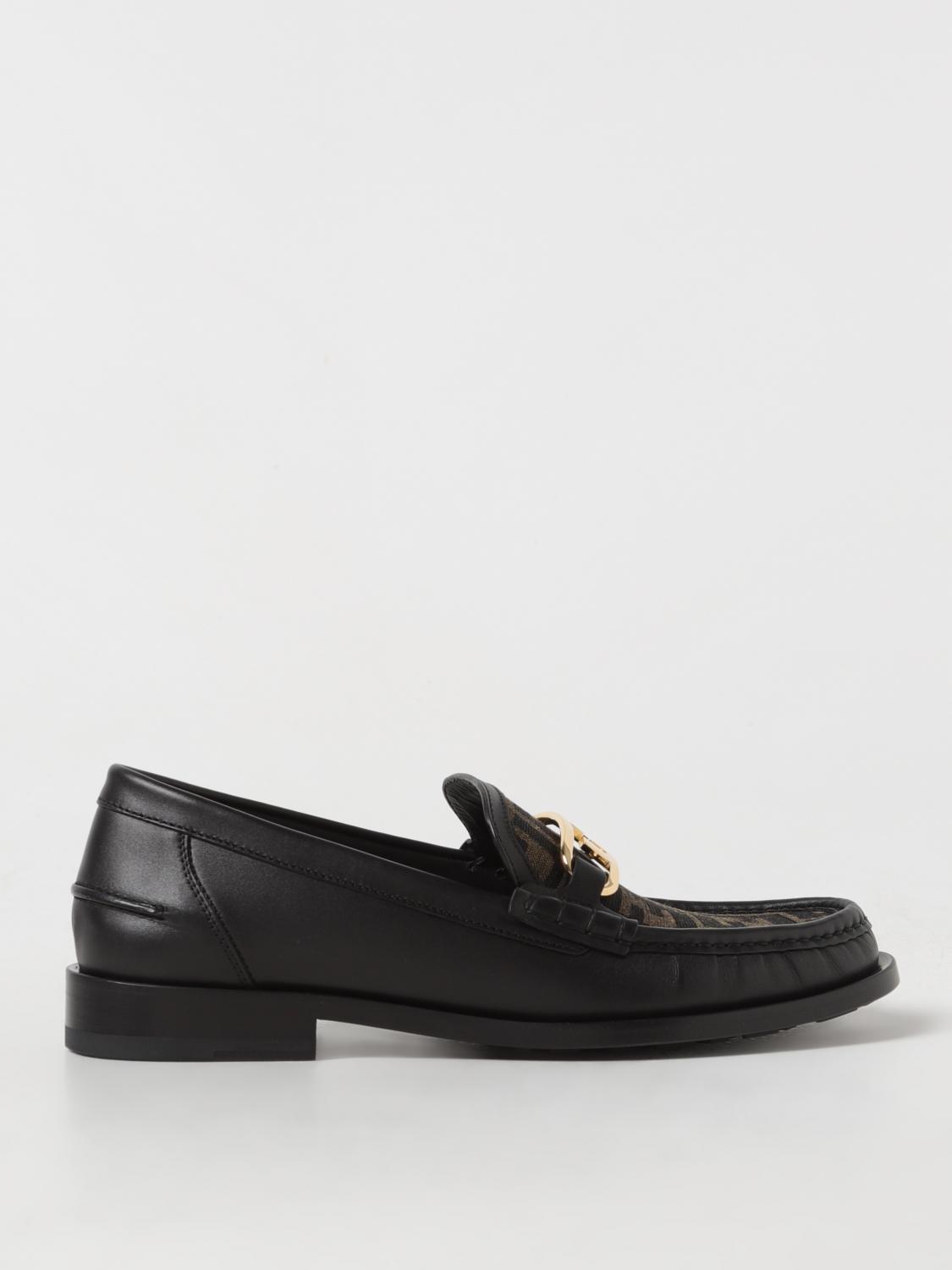 Loafers FENDI Men colour Black