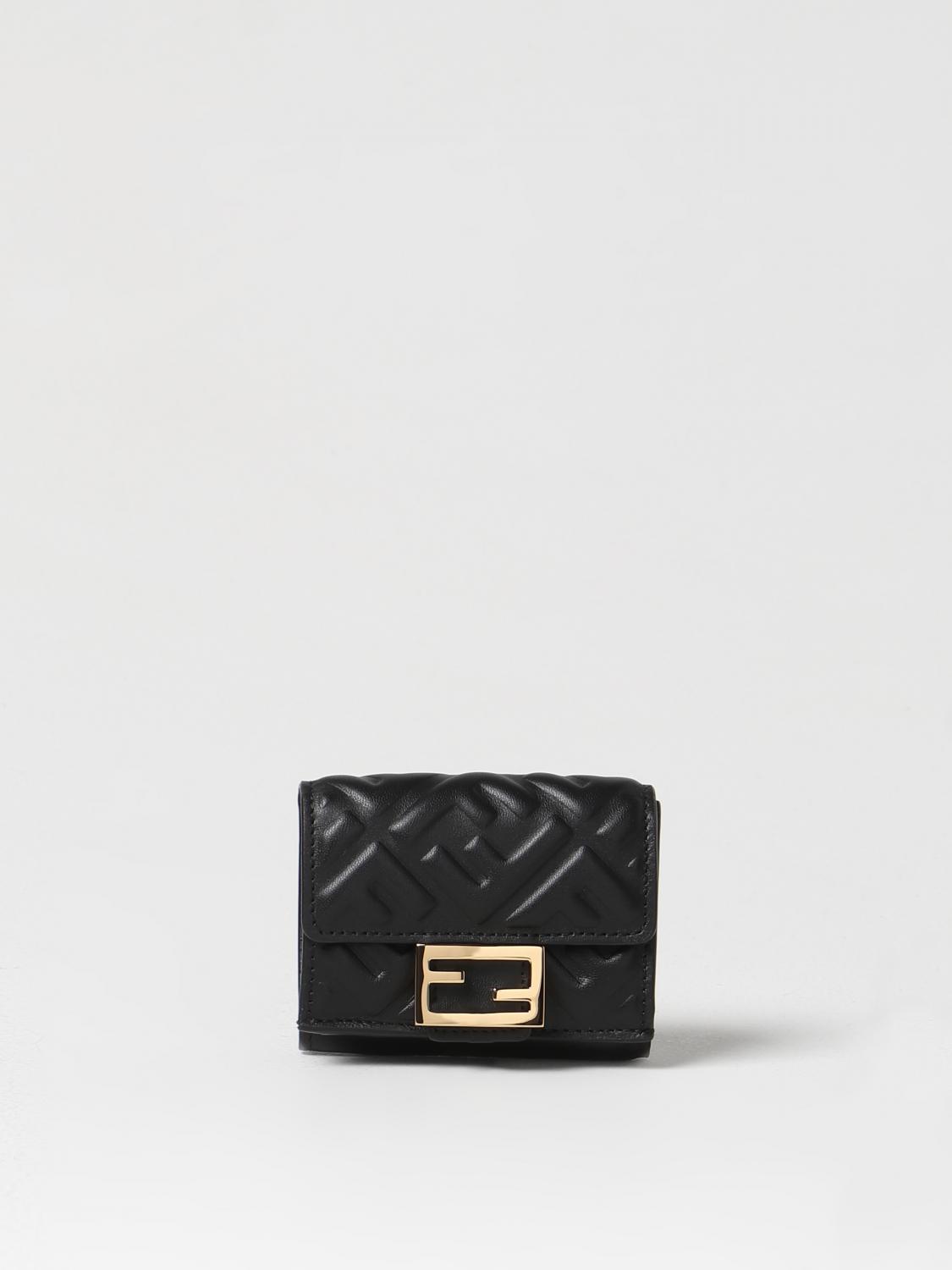 Wallet FENDI Woman colour Black