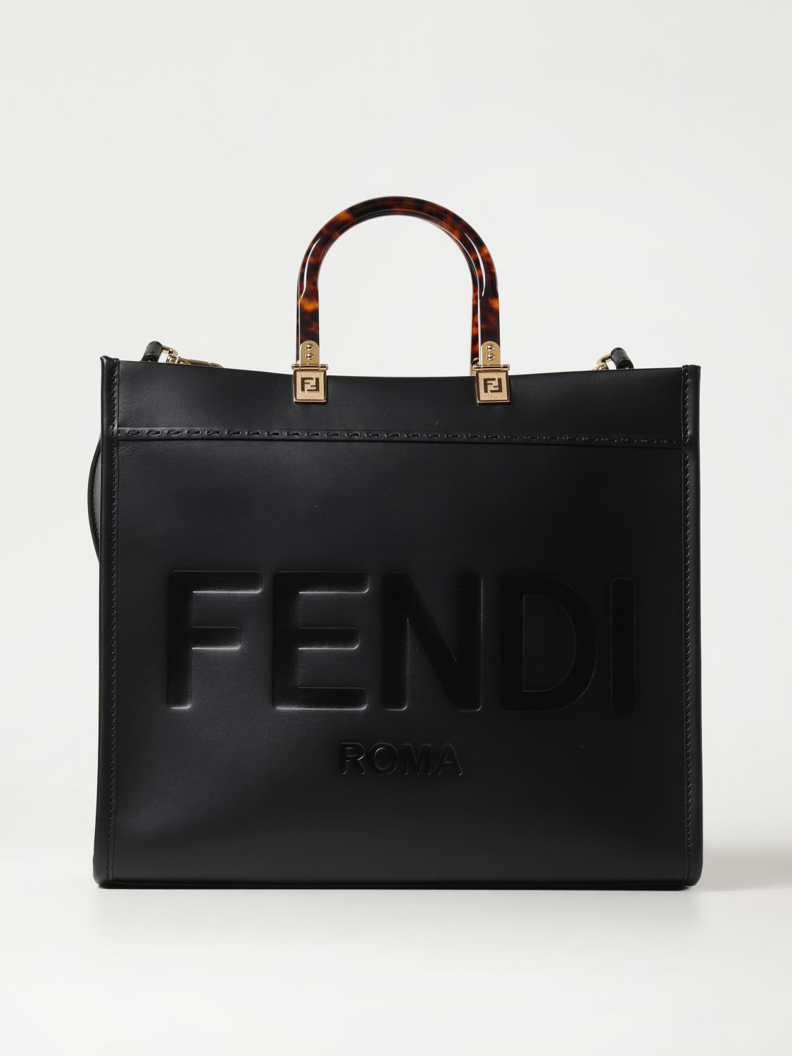 Tote Bags FENDI Woman colour Black