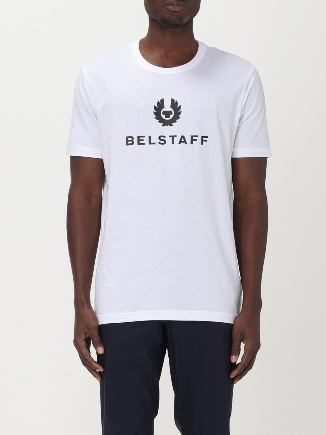 Belstaff Men's Signature T-Shirt - White - Size: 44/Regular