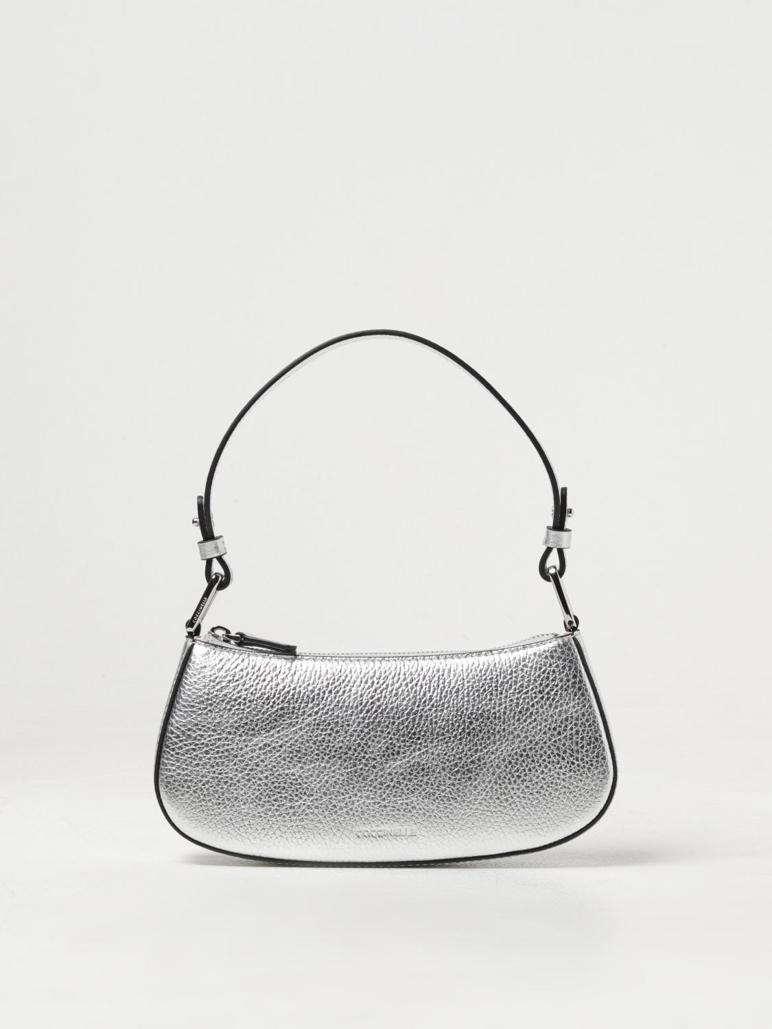 Mini Bag COCCINELLE Woman Colour Silver